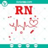 2023 Nurse SVG images for RN graduation, Class of 2023 design with nursing elements. Great for personalizing gifts or projects.