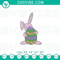 Easter Embroidery Designs, Embroidery Designs, Easter Bunny With Egg Embroidery 14