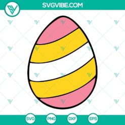 Easter Eggs SVG Download Bundle, Happy Easter SVG File PNG DXF EPS Digital 8