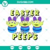 Easter Disney Alien Bunny Toy SVG with My Peeps design for crafting.