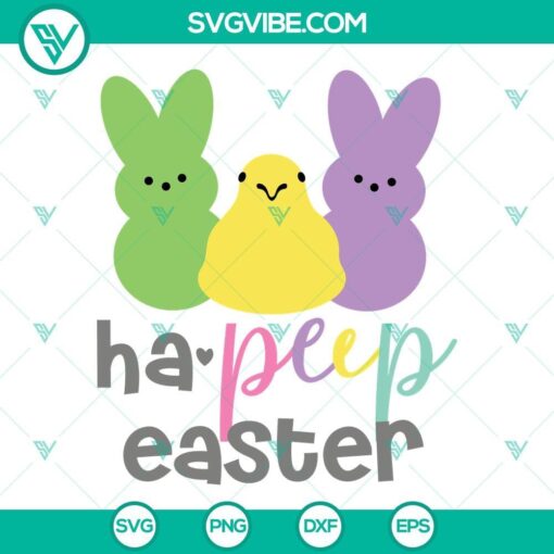 easter peeps svg chillin with my peeps svg peeps svg happy easter peeps svg bundle 8 mockup