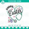 Easter stethoscope nurse embroidery file for holiday stitching. Perfect for nurse-themed projects.