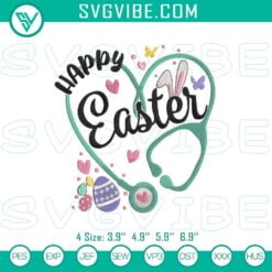 Easter Embroidery Designs, Embroidery Designs, Easter Stethoscope Nurse 11