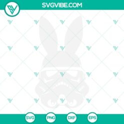 Easter, SVG Files, Easter Storm Trooper with Bunny Ears SVG Image, Star Wars 3