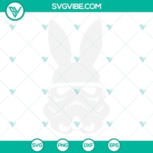 easter storm trooper with bunny ears svg star wars easter svg storm trooper bunny svg bunny ears svg 7 mockup