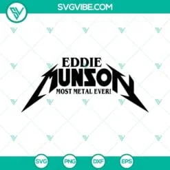 Movies, SVG Files, Eddie Munson Guitar Scene SVG Download PNG DXF EPS Cricut 4