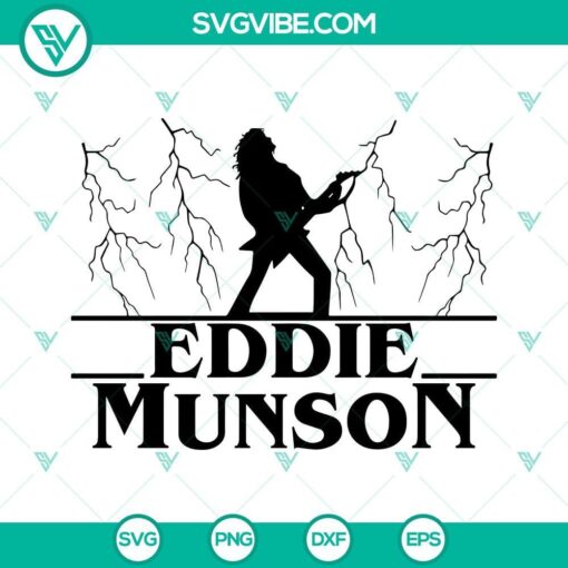 eddie munson svg eddie munson guitar metallica svg png dxf eps cricut 7 mockup