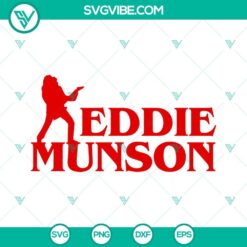 Movies, SVG Files, Eddie Munson And Chrissy SVG Images, Stranger Things 4 SVG 3