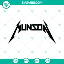 Eddie Munson SVG Files PNG, Stranger Things 4 SVG File, Metallica Style Logo