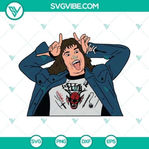 eddie munson svg stranger things season 4 eddie munson svg hellfire club svg 1 mockup