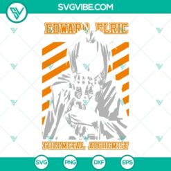 Edward Elric SVG Download, Fullmetal Alchemist SVG File, Anime Series SVG Image PNG