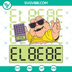 El Bebé SVG design for Cricut, with PNG, DXF, and EPS formats for crafting projects.
