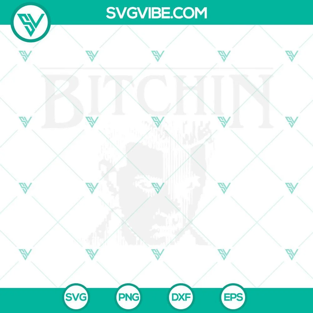 Movies, SVG Files, Eleven Stranger Things Bitchin SVG Download PNG DXF EPS 1