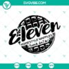 Eleven Stranger Things Friends Don’t Lie SVG File with Eggo waffles design, ideal for fans.