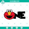 Elmo Birthday SVG File Bundle with 1st Birthday and Sesame Street designs, perfect for DIY projects and party decorations.