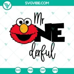 elmo birthday svg bundle 1st birthday svg sesame street svg kid birthday svg png dxf eps 6 mockup