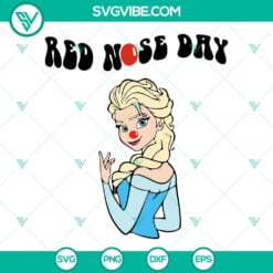 Disney, SVG Files, Trending, Stitch Red Nose Day SVG Image, Fund Raising SVG 3