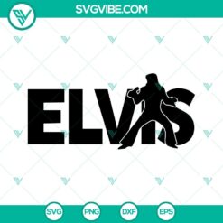 Elvis Presley SVG Bundle with King Of Rock And Roll images, 20th Century music legend designs for digital use.