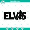 Elvis Presley SVG Bundle featuring 20th century King of Rock and Roll graphics. Great for digital designs and projects.