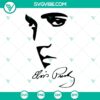 Elvis Presley SVG file with various formats including PNG, DXF, EPS. King of Rock and Roll design for download.