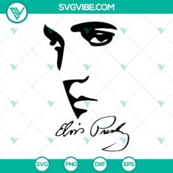 Elvis Presley SVG Download, King Of Rock And Roll SVG File PNG DXF EPS Files