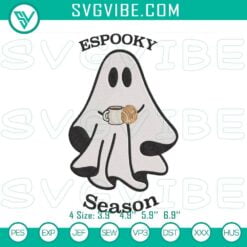 Embroidery Designs, Halloween Embroidery Designs, Espooky Season Boo Halloween 12