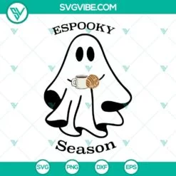 Halloween, SVG Files, Espooky Season SVG File, Spooky Conchas SVG File, 2