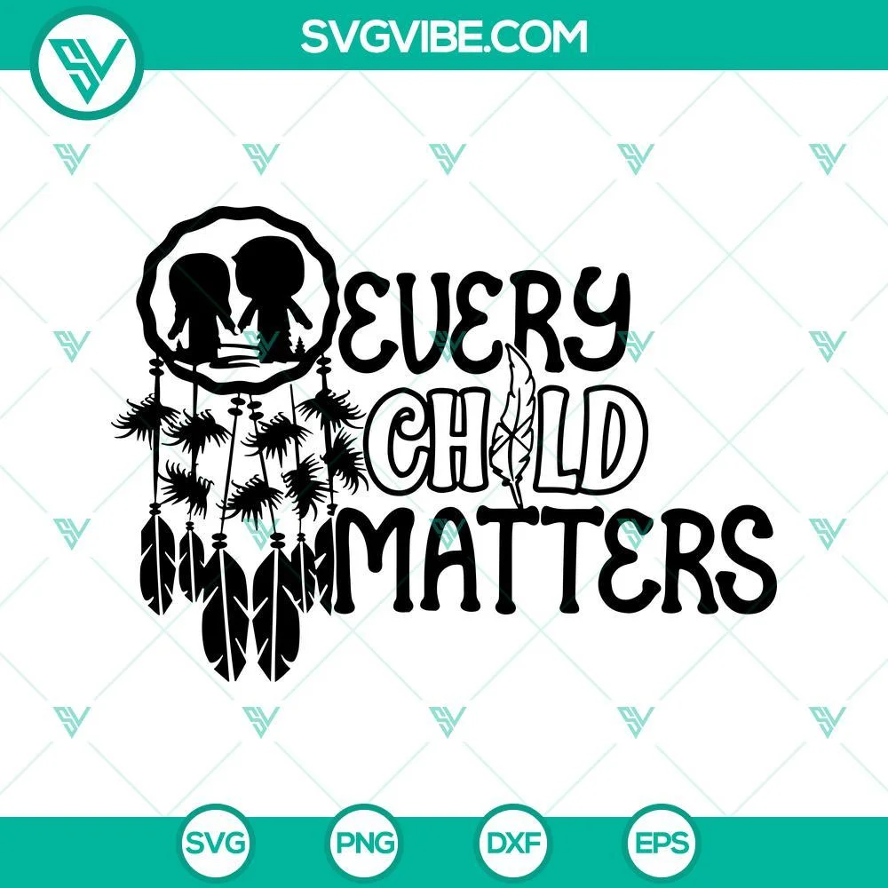 SVG Files, Trending, Every Child Matters Dream Catcher SVG Images PNG DXF EPS 1