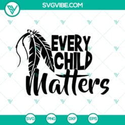 SVG Files, Trending, Every Child Matters Feathers SVG File PNG DXF EPS Cut 2