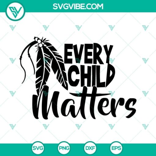 every child matters feathers svg png dxf eps cut files for cricut silhouette 6 mockup