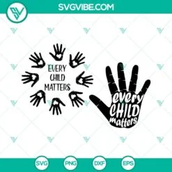 Trending, SVG Files, Every Child Matters Shirt SVG Image PNG DXF EPS Cut Files 3