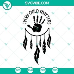 Every Child Matters SVG PNG DXF EPS Cut Files with diverse children design for Cricut, perfect for crafts and projects.