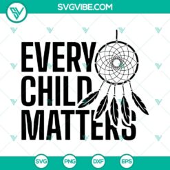Every Child Matters SVG with "Save Children" quote and dream catcher design, ideal for crafting projects.