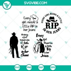 Movies, SVG Files, Every Girl Needs A Little Rip In Her Jeans SVG Image Bundle 2