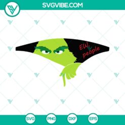 Christmas, SVG Files, Grinch Ew People SVG Images, Pink Grinch SVG Images, 4