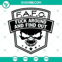 Skull, SVG Files, FAFO Fuck Around And Find Out SVG Download, Skull SVG File, 2