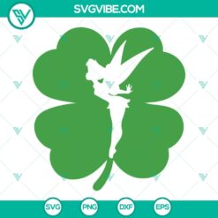 Disney, St Patrick's Day, SVG Files, Fairy Shamrock SVG Image, Four Leaf Clover 13