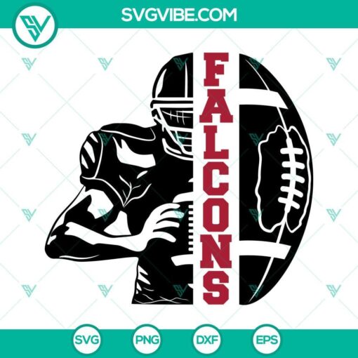 falcons football half player svg falcons team svg half football half player svg football season svg 9 mockup