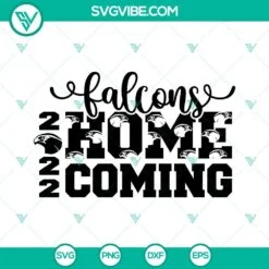 Football, Sports, SVG Files, Falcons Homecoming 2022 SVG Files DXF EPS PNG 2