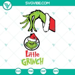 Christmas, SVG Files, Grinch Hand A Little Who Is Due June 2024 SVG Images PNG 3