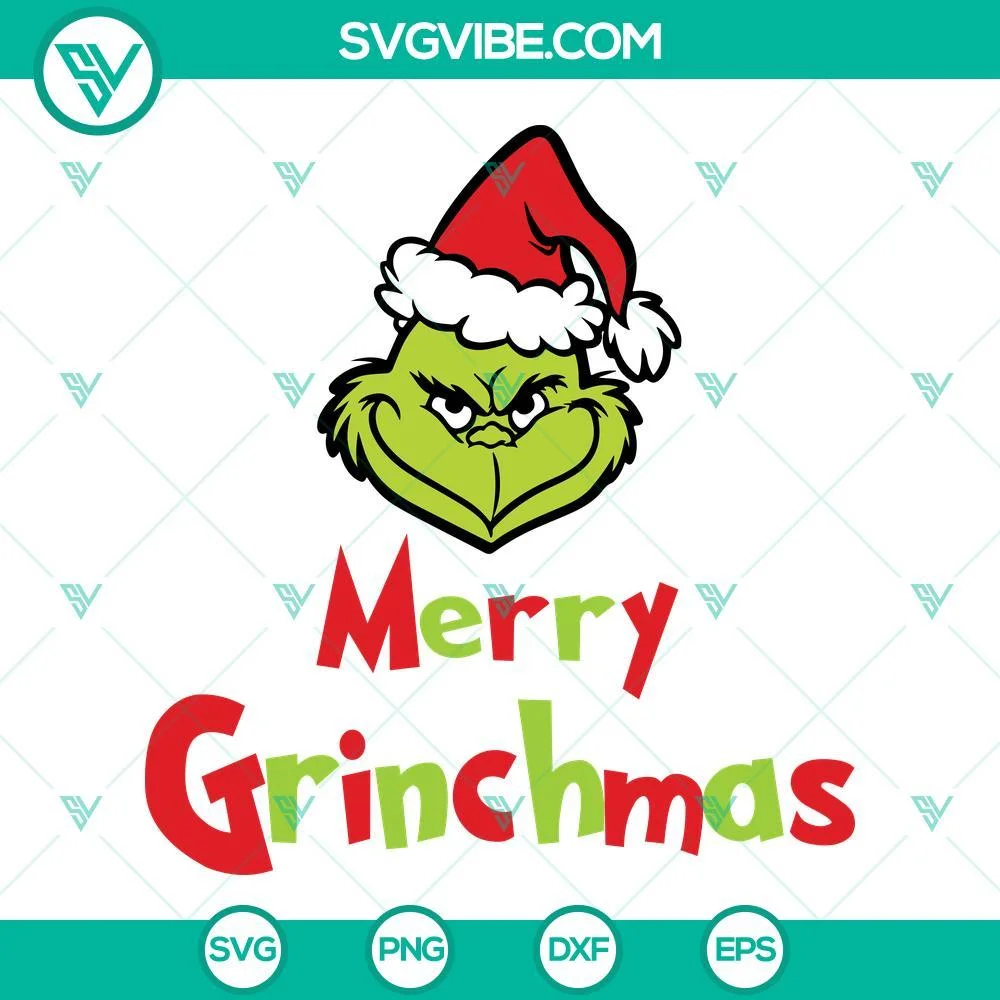 Christmas, SVG Files, Family Grinch SVG File Bundle, Mama Grinch SVG Image, 1