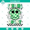Lucky Smiley Face St. Patrick's Day SVG file for download with various formats like PNG, DXF, and EPS.