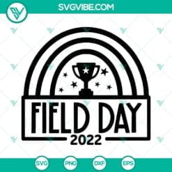 School, SVG Files, Field Day 2022 SVG Images, Field Day Rainbow SVG Image, 13