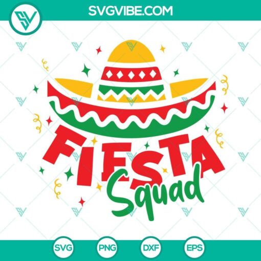 fiesta squad svg cinco de mayo svg fiesta shirt svg fiesta svg 1 mockup