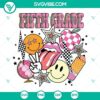 Fifth Grade SVG download with retro smiley design, perfect for back to school projects. High-quality 5th grade SVG files.