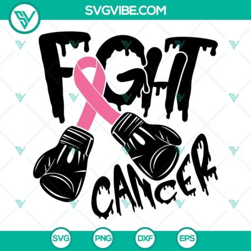 fight cancer svg breast cancer svg pink ribbon svg 9 mockup