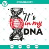 Firefighter DNA SVG design, Fireman file with firefighting elements, black and red color scheme icon.