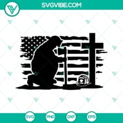 SVG Files, Trending, US Firefighter Red Thin Flag SVG Files, Fireman SVG Image, 4