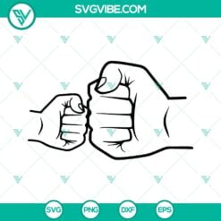 Dad, Family, SVG Files, Fist Bump SVG Images, Papa SVG Files, Dad SVG Files, 5