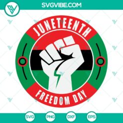 Juneteenth, SVG Files, Fist Hand Juneteenth Freedom Day SVG Download, Free-ish 2